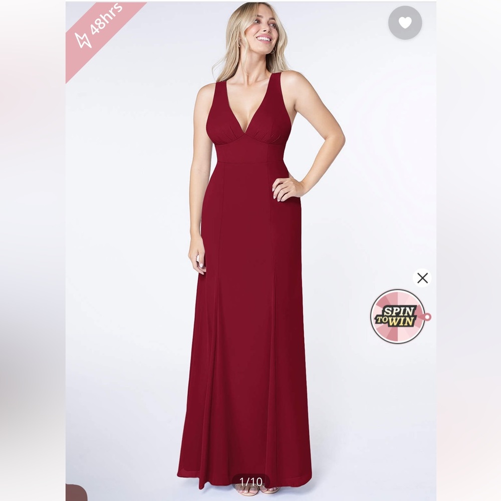 Azazie CHRISTIANA dress size A10. Fits like a 6